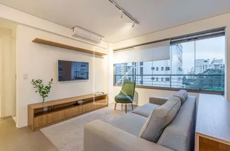 Apartamento com 1 Quarto para venda ou aluguel, 41m² no Vila Nova Conceição, São Paulo