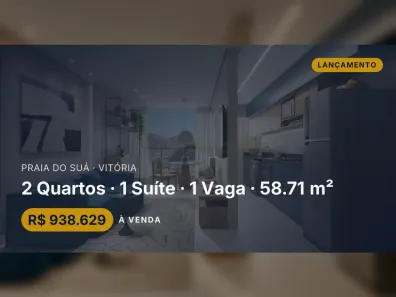 Apartamento com 2 Quartos à venda, 58m² no Praia do Suá, Vitória