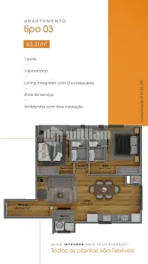 Apartamento com 3 Quartos à venda, 79m² no Santa Terezinha, Brusque