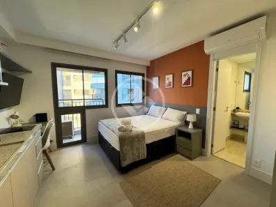 Apartamento com 1 Quarto para alugar, 23m² no Santo Amaro, São Paulo