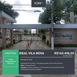 Apartamento com 2 Quartos à venda, 42m² no Parque das Árvores, Parnamirim
