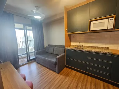 Apartamento com 1 Quarto para alugar, 29m² no Indianópolis, São Paulo