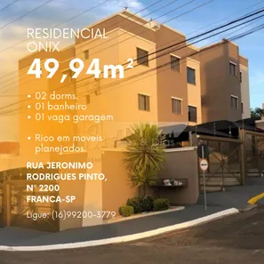 Apartamento com 2 Quartos à venda, 50m² no Parque dos Lima, Franca