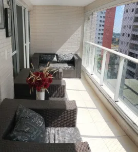 Apartamento com 4 Quartos para alugar, 90m² no Ponta Negra, Manaus