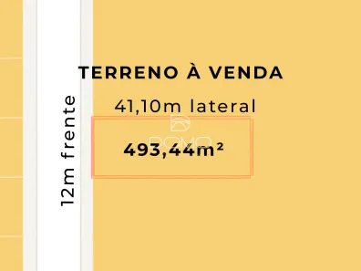 Lote/Terreno à venda, 493m² no Centro, Cascavel
