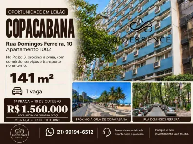 com 3 Quartos à venda, 141m² no Copacabana, Rio de Janeiro