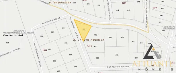 Lote/Terreno à venda, 404m² no Jardim América, Caxias do Sul