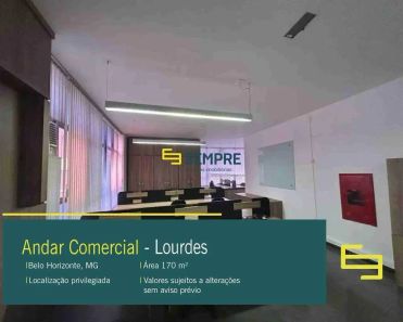 Sala Comercial à venda, 175m² no Lourdes, Belo Horizonte