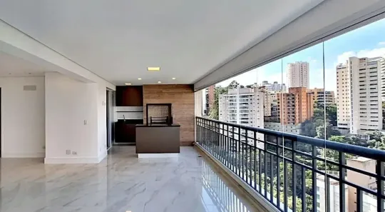 Apartamento com 3 Quartos para alugar, 142m² no Vila Andrade, São Paulo