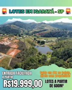 Lote/Terreno à venda, 600m² no , Igaratá
