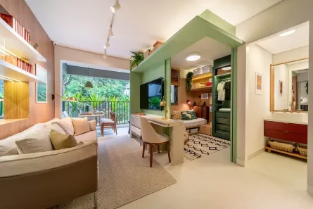 Apartamento com 2 Quartos à venda, 41m² no Santo Amaro, São Paulo