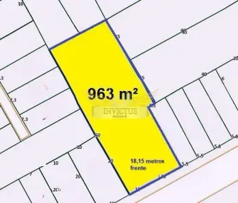 Lote/Terreno à venda, 963m² no Jardim, Santo André