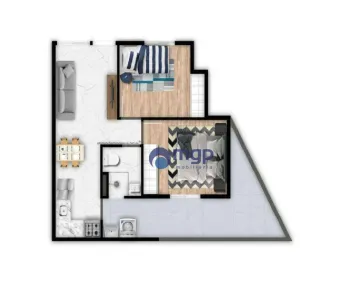 Apartamento com 2 Quartos à venda, 39m² no Vila Mazzei, São Paulo