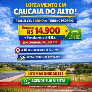 Lote/Terreno à venda, 500m² no Centro (Caucaia do Alto), Cotia