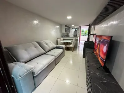 Apartamento com 2 Quartos para alugar, 74m² no Cabo Branco, João Pessoa