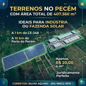 Lote/Terreno à venda, 407000m² no , São Gonçalo do Amarante
