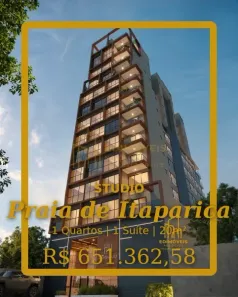 Apartamento com 1 Quarto à venda, 20m² no Praia de Itaparica, Vila Velha