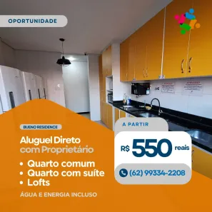 Kitnet com 1 Quarto para alugar, 26m² no Setor Sol Nascente, Goiânia