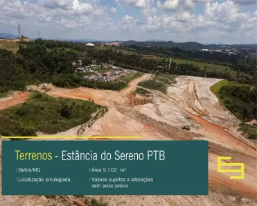 à venda, 5103m² no Estância do Sereno PTB, Betim
