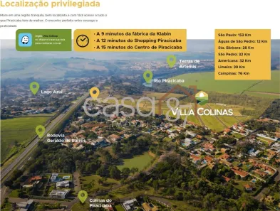Lote/Terreno à venda, 200m² no Colinas do Piracicaba (Ártemis), Piracicaba