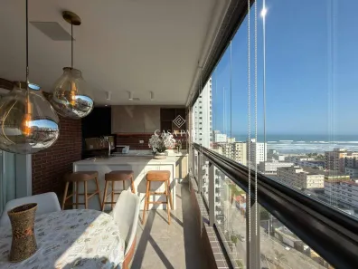 Apartamento com 3 Quartos à venda, 145m² no Guilhermina, Praia Grande