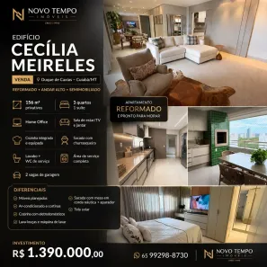 Apartamento com 3 Quartos à venda, 156m² no Duque de Caxias, Cuiabá