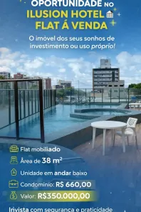 Apartamento com 1 Quarto à venda, 38m² no Ponta Negra, Natal