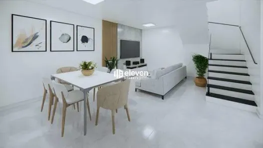Casa com 3 Quartos para alugar, 98m² no Estuário, Santos