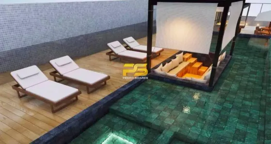 Apartamento com 2 Quartos à venda, 63m² no Cabo Branco, João Pessoa