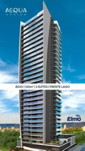 Apartamento com 3 Quartos à venda, 120m² no Graciosa - Orla 14, Palmas