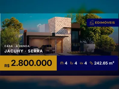 Casa com 4 Quartos à venda, 242m² no Jacuhy, Serra