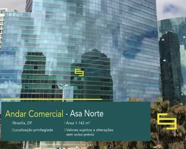 Imóvel Comercial para alugar, 1142m² no Asa Norte, Brasília