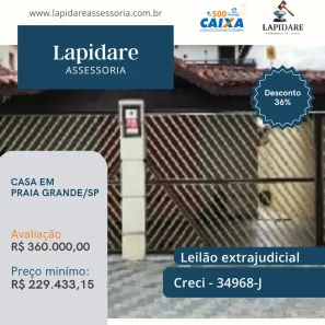 Casa com 1 Quarto à venda, 97m² no Real, Praia Grande