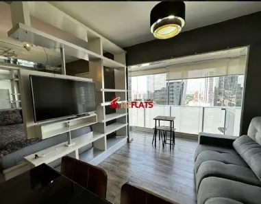 Apartamento com 1 Quarto para alugar, 40m² no Santo Amaro, São Paulo
