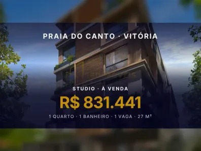 Apartamento com 1 Quarto à venda, 27m² no Praia do Canto, Vitória