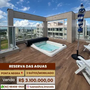 Apartamento com 3 Quartos à venda, 280m² no Ponta Negra, Manaus