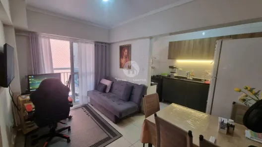 Apartamento com 1 Quarto à venda, 48m² no José Menino, Santos