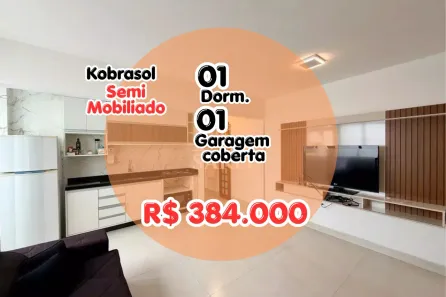 Apartamento com 1 Quarto à venda, 44m² no Kobrasol, São José