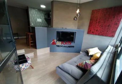 Flat com 1 Quarto para alugar, 47m² no Cidade Monções, São Paulo