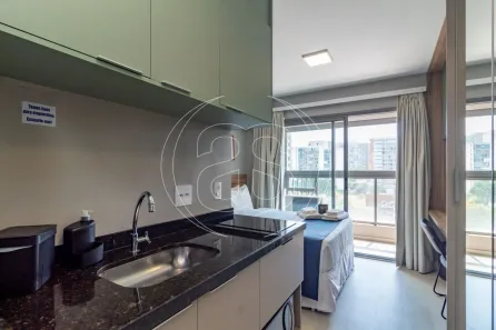Apartamento com 1 Quarto para alugar, 20m² no Indianópolis, São Paulo