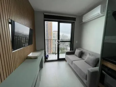 Apartamento com 1 Quarto para alugar, 27m² no Campo Belo, São Paulo