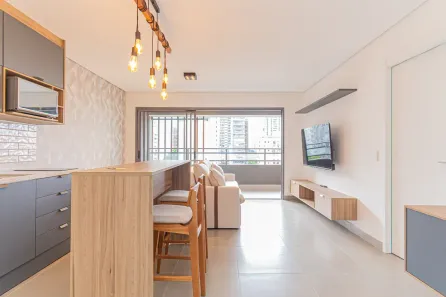 Apartamento com 1 Quarto para venda ou aluguel, 54m² no Campo Belo, São Paulo