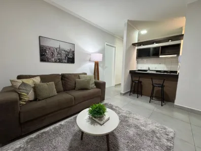 Apartamento com 1 Quarto para alugar, 35m² no Vila Maracy, Bauru