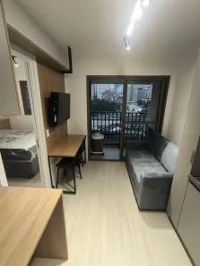 Flat com 1 Quarto para alugar, 25m² no Pinheiros, São Paulo
