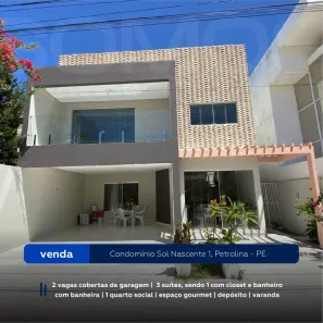 Casa de Condomínio com 3 Quartos à venda, 10m² no Cidade Universitária, Petrolina