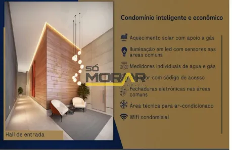 Apartamento com 3 Quartos à venda, 96m² no União, Belo Horizonte