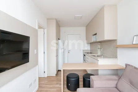 Apartamento com 1 Quarto para alugar, 26m² no Mercês, Curitiba