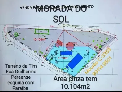 Lote/Terreno à venda, 10104m² no Adrianópolis, Manaus