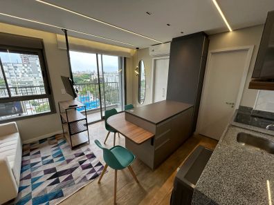 Apartamento com 1 Quarto à venda, 37m² no Santo Amaro, São Paulo