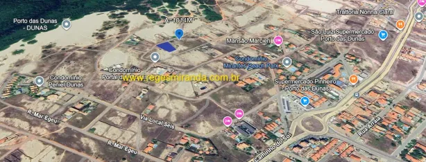 Lote/Terreno à venda, 1013m² no Porto das Dunas, Aquiraz